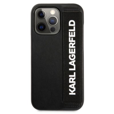 karl-lagerfeld-leather-case-with-elastic-band-strap-iphone-13-promax 1